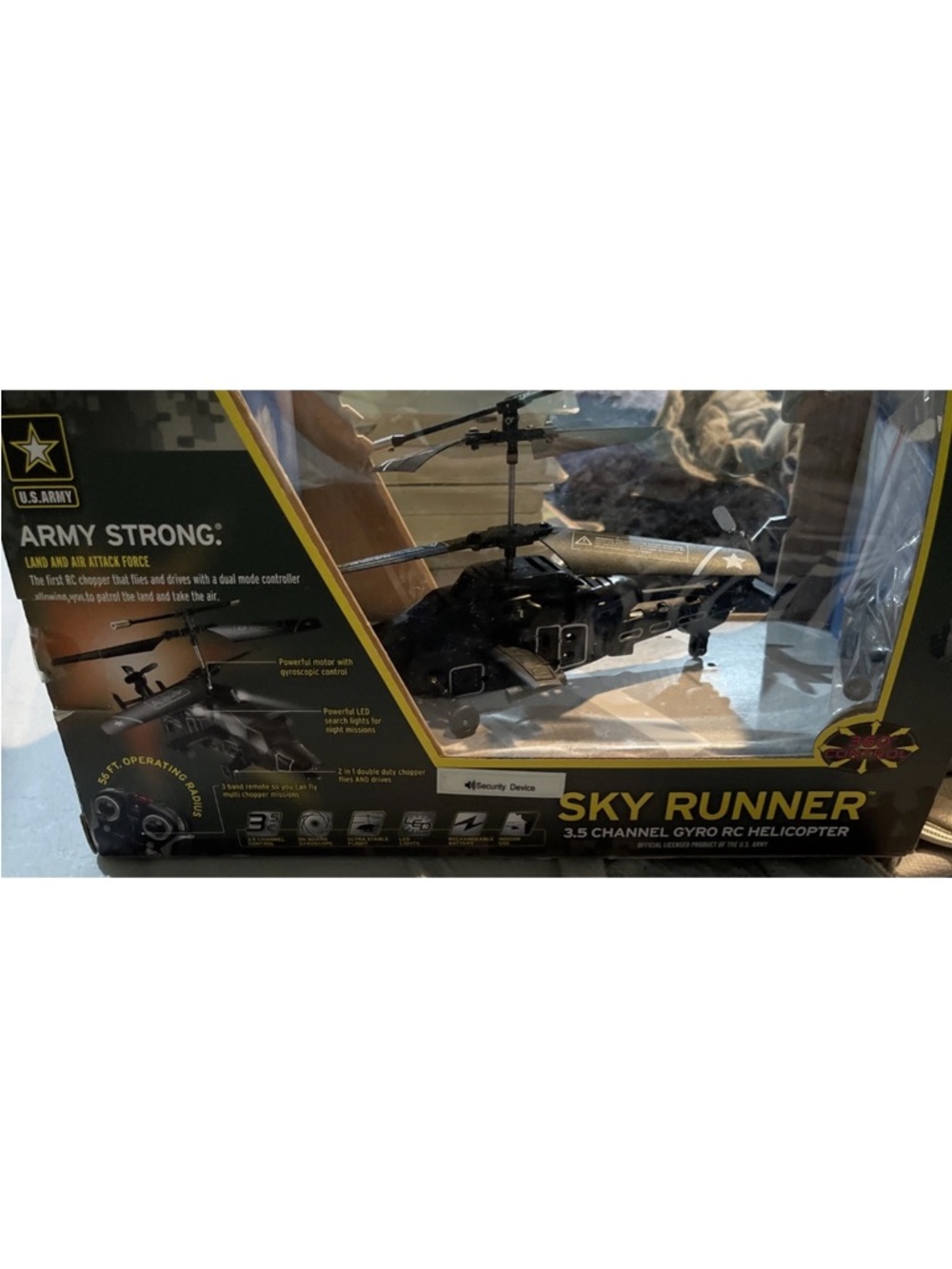 U.S. Army Black Sky Runner 3.5-Channel RC Helicopter